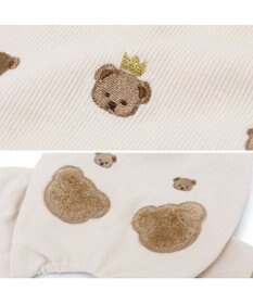 PET PARADISE ペットパラダイス くまちゃん刺繍  プレミアムペティヒート  ロンパース 小型犬