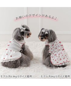 PET PARADISE ペットパラダイス スモッキング ワンピース 《いちご刺繍》 小型犬