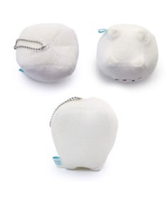 Mother garden しろたん 白いもの マスコットキーホルダー 《白い歯》 単品