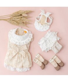 PET PARADISE ペットパラダイス ナチュラルレース ワンピース 小型犬