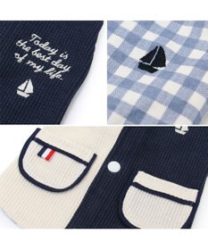 PET PARADISE ペットパラダイス やさしいベスト リバーシブル《マリン柄》 中型犬 大型犬