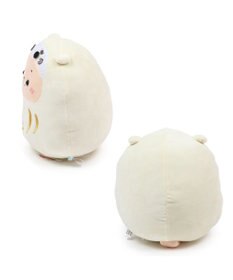 Mother garden しろたん お座り らっこいぬ 白だるま 《らこ福》 ぬいぐるみ 20cm お座りぬいぐるみ ぬいぐるみ マスコット お座り だるま 縁起物 お正月 新年 あざらし アザラシ かわいい キャラクター マザーガーデン