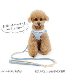 PET PARADISE ペットパラダイス 小花柄 デニム リード ３Ｓ 小型犬