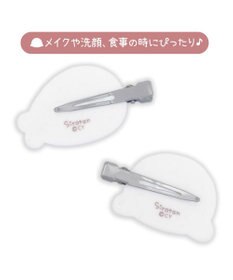 Mother garden しろたん ぷっくりフロッキー 前髪クリップ 2個入り