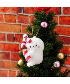 Mother garden しろたん オーナメント キーホルダー 《キャンディケイン》 単品