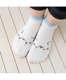 Mother garden しろたん スニーカー丈 靴下 3足セット 《手つなぎ・ビット柄・もうつかれちゃった》 25～27cm