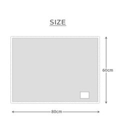 PET PARADISE ペットパラダイス 遠赤外線 マット 《オニオン柄》 角型 80×60cm 小型犬