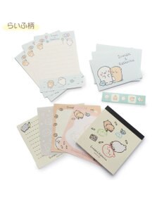 Mother garden しろたん らいふ柄 スクエアメモ & ミニレターセット 2点セット