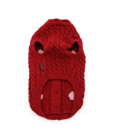 PET PARADISE ペットパラダイス アランニット 苺柄 《レッド》 小型犬