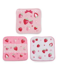 Mother garden マザーガーデン 野いちご ミニミニタオル 3枚セット