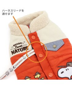 PET PARADISE スヌーピー 遠赤外線 綿入れつなぎ 小型犬