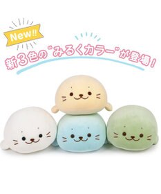 Mother garden しろたん ふわもち ぬいぐるみ 38cm  みるくカラー 《抹茶みるく》 単品