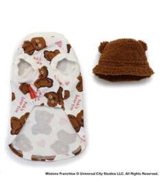 PET PARADISE ミニオン ティム バケットハット付き Tシャツ 小型犬