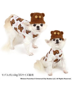 PET PARADISE ミニオン ティム バケットハット付き Tシャツ 小型犬