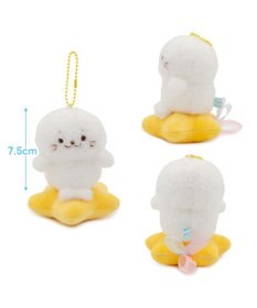 Mother garden しろたん お星さまぽてぽてキーホルダー 《しろたん》 単品