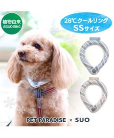 PET PARADISE ペットパラダイス 28℃ クールリング 【ＳＳ】 《 水色 / ベージュ》
