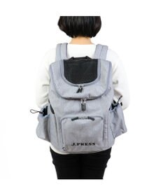 PET PARADISE J.PRESS マルチリュック グレー （M ）L ハグ＆キャリー 小型犬