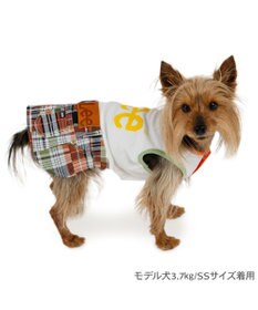 PET PARADISE Lee スカートつなぎ パッチワーク 小型犬
