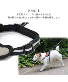 PET PARADISE ヘッドインハーネス 【ＳＳ】 オレンジ / ブルー 【小型犬】