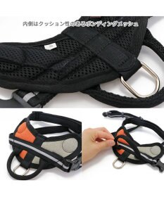 PET PARADISE ヘッドインハーネス 【ＳＳ】 オレンジ / ブルー 【小型犬】