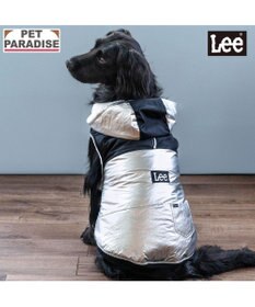 PET PARADISE Lee フード付 綿入れベスト 《シルバー》 中型犬 大型犬