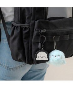 Mother garden しろたん ふわふわキーホルダー 《水色》 単品