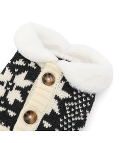 PET PARADISE リサとガスパール 背中開きニット 小型犬