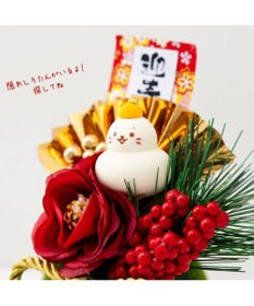 マチャケ •*¨*•.¸♬︎お正月飾り しろたん お正月飾り 《迎春お正月飾り》 単品 / Mother garden