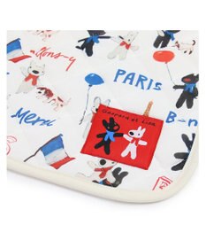 PET PARADISE リサとガスパール クール マット 《パリ柄》 小型犬 48×40㎝