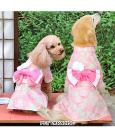 ペットウェア有松絞り浴衣ー檸檬れもん 犬服猫服 - オーダー