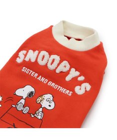 PET PARADISE スヌーピー 兄弟集合柄トレーナー 赤【小型犬】