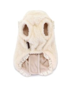 PET PARADISE ペットパラダイス ボア ジップベスト 《お花》 中型犬 大型犬