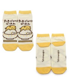 Mother garden しろたん スニーカー靴下 2足セット 《らっこいぬ/たまごかけごはん》 スニーカーソックス