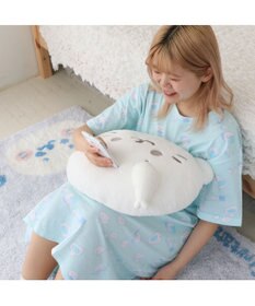 Mother garden しろたん ちょこんと 膝上クッション 33cm