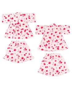 Mother garden 2025 マザーガーデン  野いちご 甚平  《水彩柄》 95～100cm