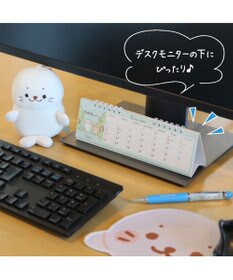 Mother garden しろたん しろたん＆らっこいぬ 2024年 スリム卓上カレンダー