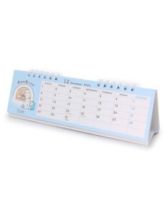 Mother garden しろたん しろたん＆らっこいぬ 2024年 スリム卓上カレンダー