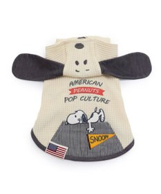 PET PARADISE 犬の服 犬 スヌーピー パーカー 【小型犬】 アメカジ 耳付き