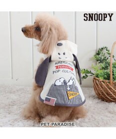 PET PARADISE 犬の服 犬 スヌーピー パーカー 【小型犬】 アメカジ 耳付き