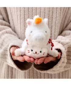 Mother garden しろたん  午年 キーホルダー 《白》 単品