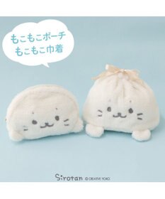 しろたん もこもこ 巾着 / Mother garden | 【通販】雑貨と