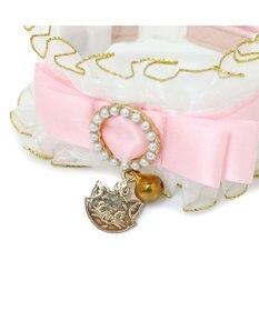 PET PARADISE ディズニー マリー 猫 フリル 首輪 《小 / 中》