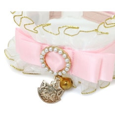 PET PARADISE ディズニー マリー 猫 フリル 首輪 《小 / 中》