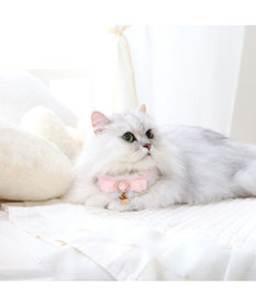 PET PARADISE ディズニー マリー 猫 フリル 首輪 《小 / 中》