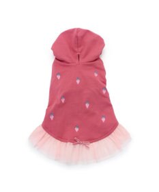 PET PARADISE ペットパラダイス パーカー 苺柄 《ピンク》 小型犬