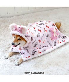 PET PARADISE ディズニー ミニー 着る毛布 《ケーキ柄》 中型犬