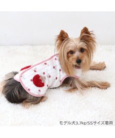 PET PARADISE ペットパラダイス ふわりと キルトベスト 《苺》 超小型犬 小型犬