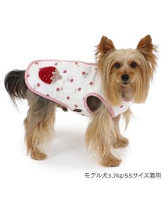 PET PARADISE ペットパラダイス ふわりと キルトベスト 《苺》 超小型犬 小型犬
