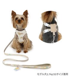 PET PARADISE ペットパラダイス スリム ハーネス＆リード 《ミモザ柄》 4S 3S 小型犬