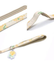PET PARADISE ペットパラダイス スリム ハーネス＆リード 《ミモザ柄》 4S 3S 小型犬